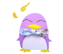 lilac penguin (EN) sticker #8067907