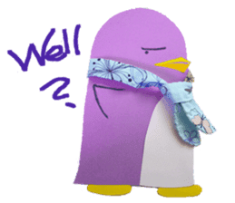 lilac penguin (EN) sticker #8067910