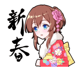 Mariko & Sara 2 The 4season version sticker #8067922