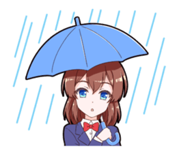 Mariko & Sara 2 The 4season version sticker #8067928