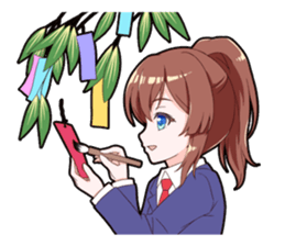 Mariko & Sara 2 The 4season version sticker #8067931