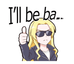 Mariko & Sara 2 The 4season version sticker #8067951