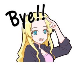 Mariko & Sara 2 The 4season version sticker #8067955