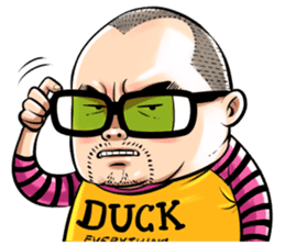 I Am Not A Duck sticker #8068238