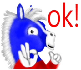 Horse thousand miles sticker #8068278