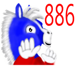 Horse thousand miles sticker #8068314