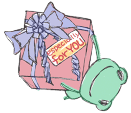 StrawberryFrog with Congratulations sticker #8068318