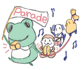 StrawberryFrog with Congratulations sticker #8068322