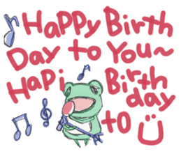 StrawberryFrog with Congratulations sticker #8068325