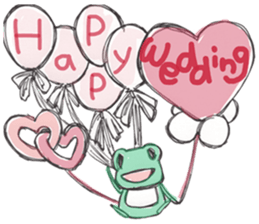 StrawberryFrog with Congratulations sticker #8068336