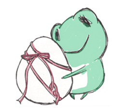 StrawberryFrog with Congratulations sticker #8068344