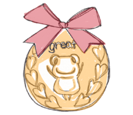 StrawberryFrog with Congratulations sticker #8068350