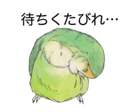 Peace of the lovebird sticker #8068468