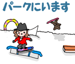 Snowboarding ! sticker #8068699