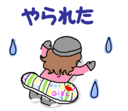 Snowboarding ! sticker #8068701