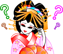 Oiran girl 3 volume of love and hatred sticker #8069068