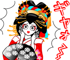 Oiran girl 3 volume of love and hatred sticker #8069069
