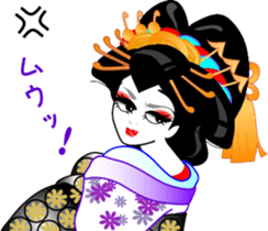 Oiran girl 3 volume of love and hatred sticker #8069070