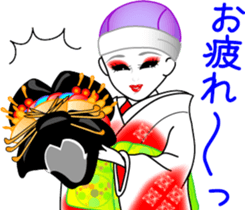 Oiran girl 3 volume of love and hatred sticker #8069075