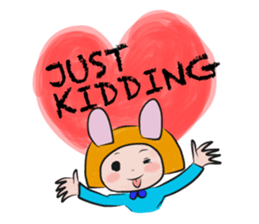 Oh, Kappa Girl! The English version!! sticker #8069556