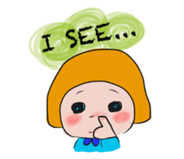 Oh, Kappa Girl! The English version!! sticker #8069562