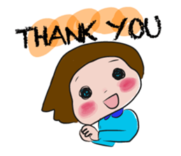 Oh, Kappa Girl! The English version!! sticker #8069578