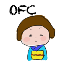 Oh, Kappa Girl! The English version!! sticker #8069586