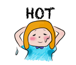 Oh, Kappa Girl! The English version!! sticker #8069590