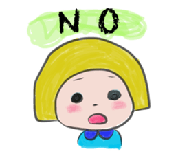 Oh, Kappa Girl! The English version!! sticker #8069593