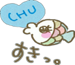 Pop-fish Pikana-chan sticker #8069961