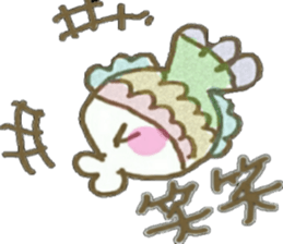 Pop-fish Pikana-chan sticker #8069968