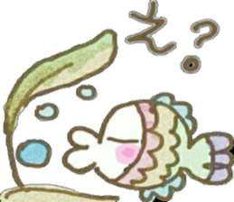 Pop-fish Pikana-chan sticker #8069980