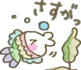 Pop-fish Pikana-chan sticker #8069988