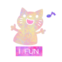 Colorful sticker of the spotted design sticker #8070165