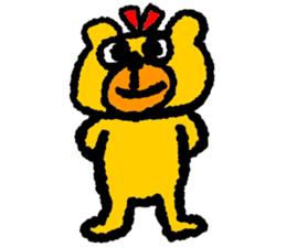 Happy bear!! sticker #8070800