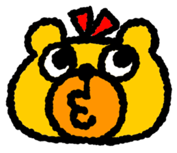 Happy bear!! sticker #8070806