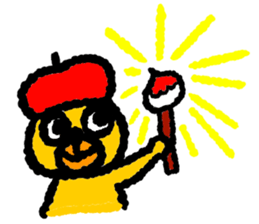 Happy bear!! sticker #8070830