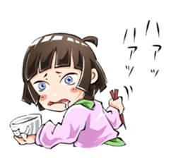 Lazybones! Yugami-chan 2 sticker #8070841