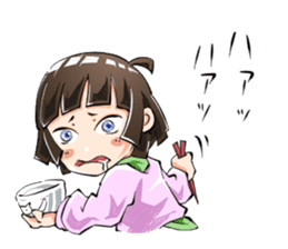 Lazybones! Yugami-chan 2 sticker #8070841