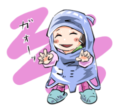 Lazybones! Yugami-chan 2 sticker #8070847