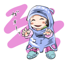 Lazybones! Yugami-chan 2 sticker #8070847