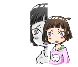 Lazybones! Yugami-chan 2 sticker #8070864