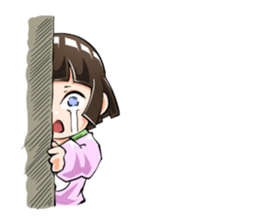 Lazybones! Yugami-chan 2 sticker #8070866