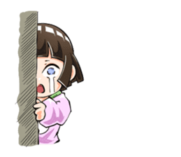 Lazybones! Yugami-chan 2 sticker #8070866