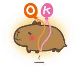 mild-Capybara sticker #8070888