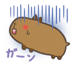 mild-Capybara sticker #8070900