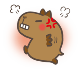 mild-Capybara sticker #8070914