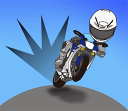 MOTO! BIKE! RACE! I LIKE motorcycle!5 sticker #8070957