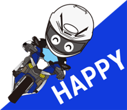 MOTO! BIKE! RACE! I LIKE motorcycle!5 sticker #8070961