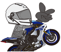 MOTO! BIKE! RACE! I LIKE motorcycle!5 sticker #8070962